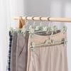 Mom's Joy No-Trace Multifunctional Pants & Skirt Hanger Clips - Anti-Crease, Household Drying Rack and Storage Solution.