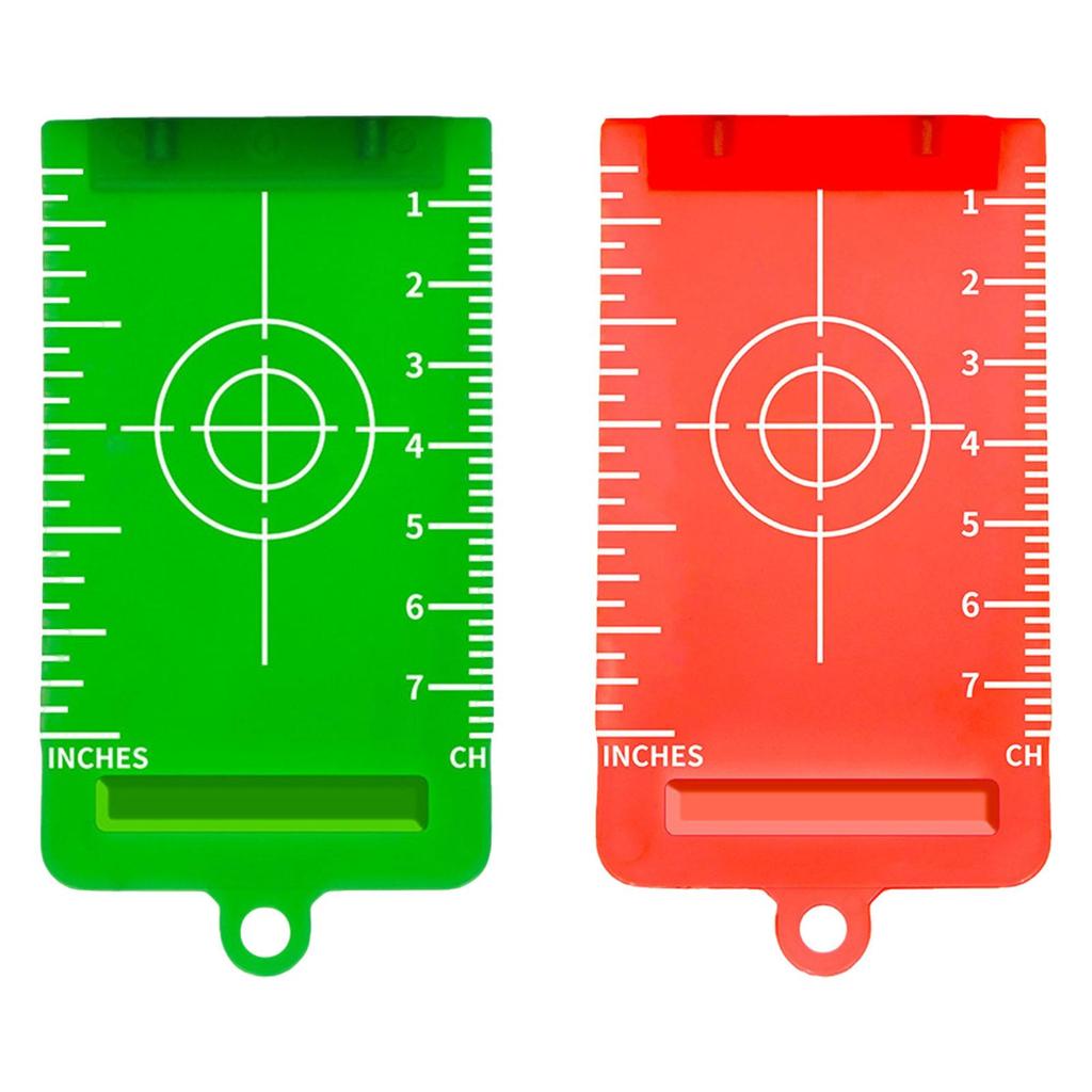 Premium Reflection Target Plate Reusable Level Board Practical Measuring Tool for Home Renovation and Woodwork