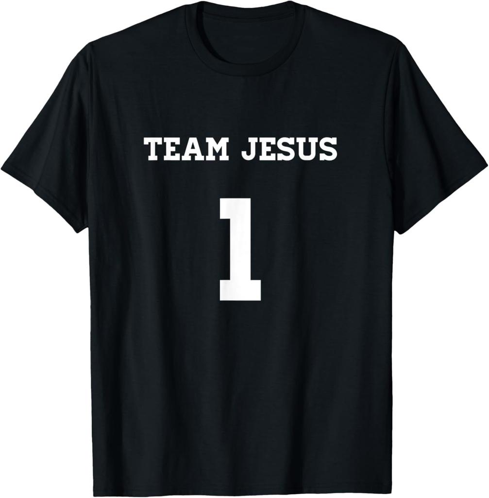 Lustiges Team Jesus Christlicher Glaube Beten Gott Religiöses T-Shirt Lustige Jesus Kleidung Baumwoll-T-Shirts für Herren Grafik-T-Shirts