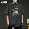 JEEP SPIRIT Men's Casual Print Pure Cotton T-Shirt