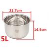 Non Stick Cooking Pot 304 Stainless Steel Rice Cooker Inner Container Replacement Accessories Food Rice Cooker POT