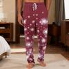 Men's Plain Knit Solid Pocket Casual Pants Home Pajama Pants