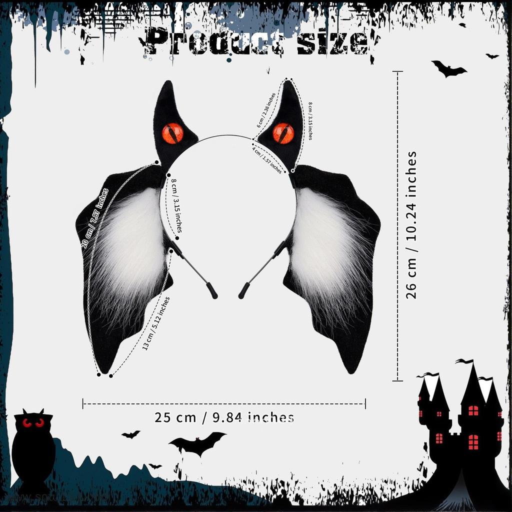 Devil Ears Headband Hairband for Party Supplies Dance Show