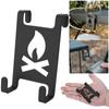 Butane Gas Tank Hanger Clip Stainless Steel Camping Table Gas Hangers Camping Gas Tank Hanger Lightweight for Outdoor Camping