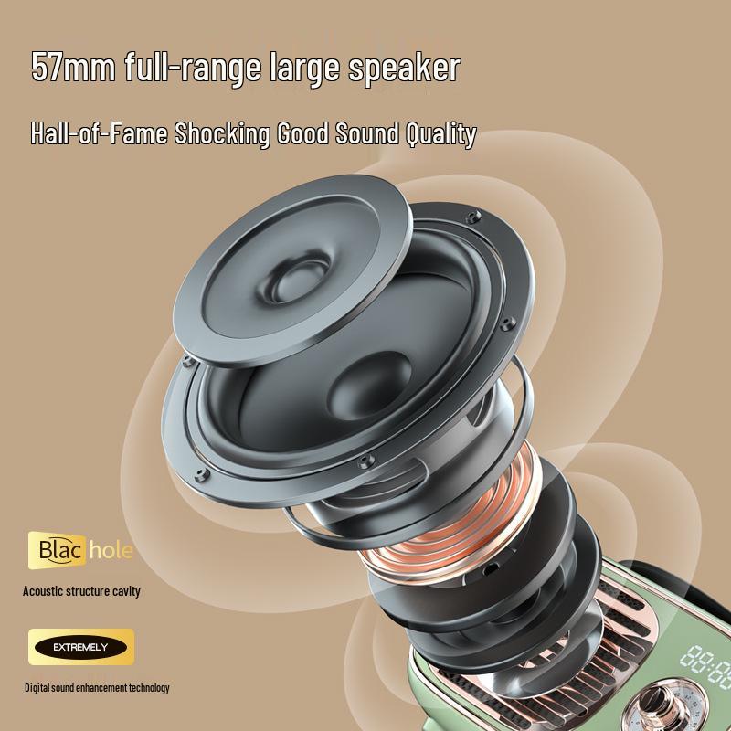 Portable Bluetooth Mini Speaker: High-Quality Sound, Long Battery Life, Ideal for Home & Travel.