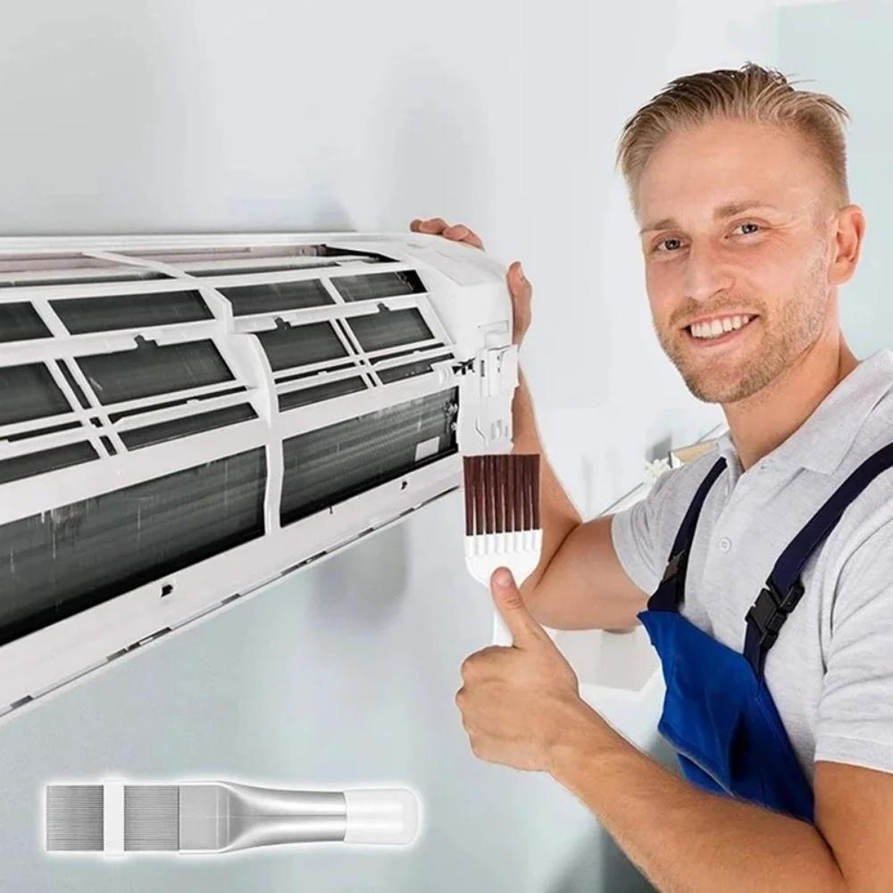 2Pcs/Set Fin Comb AC Fin Cleaning Brush Cleaning Brush Coil Comb Clean Tools  Condenser Cleaning