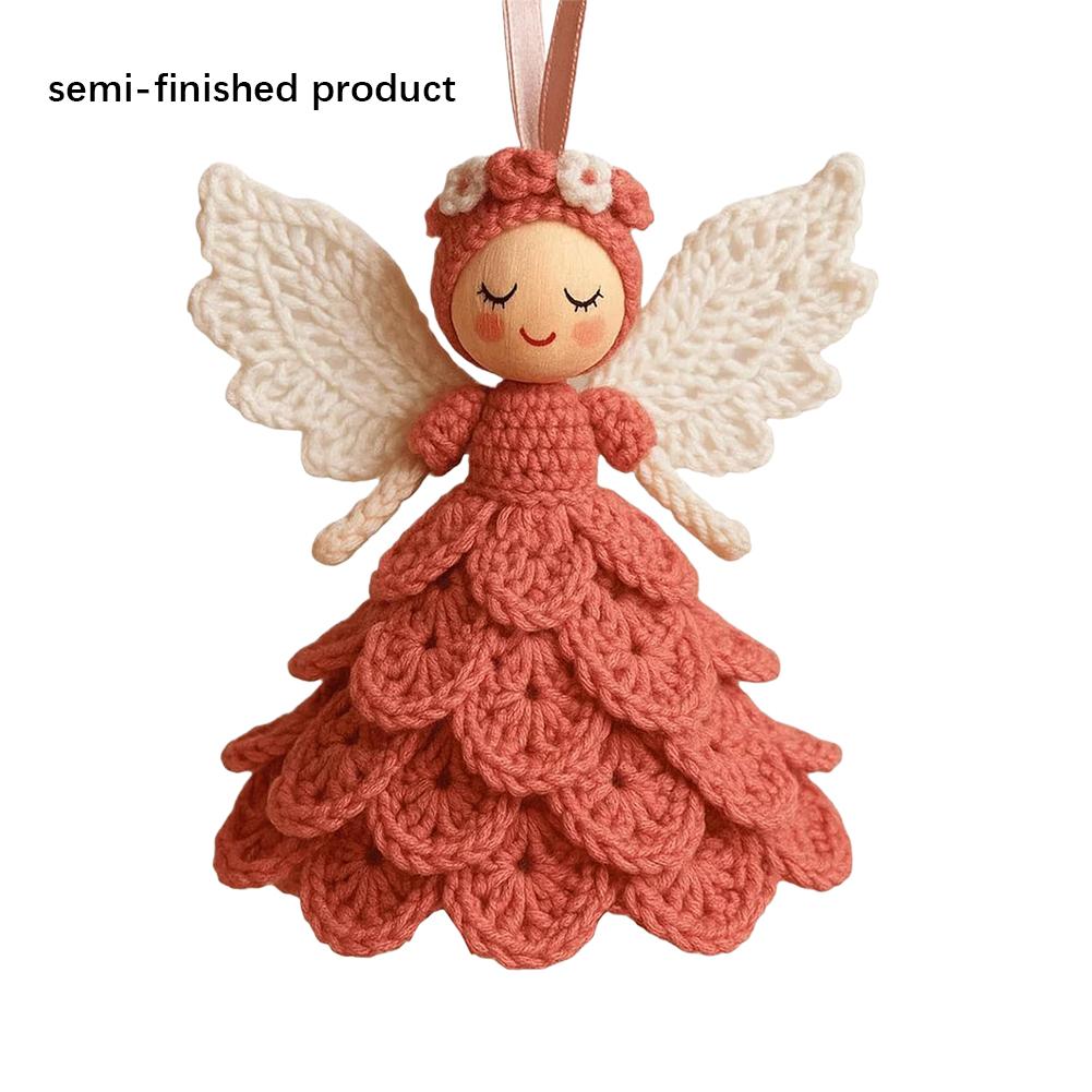NEW DIY Crochet Angel Ornament Kit Handmade Crochet Materials Angel Ornament Set DIY Material Christmas Tree Hanging Crocheting