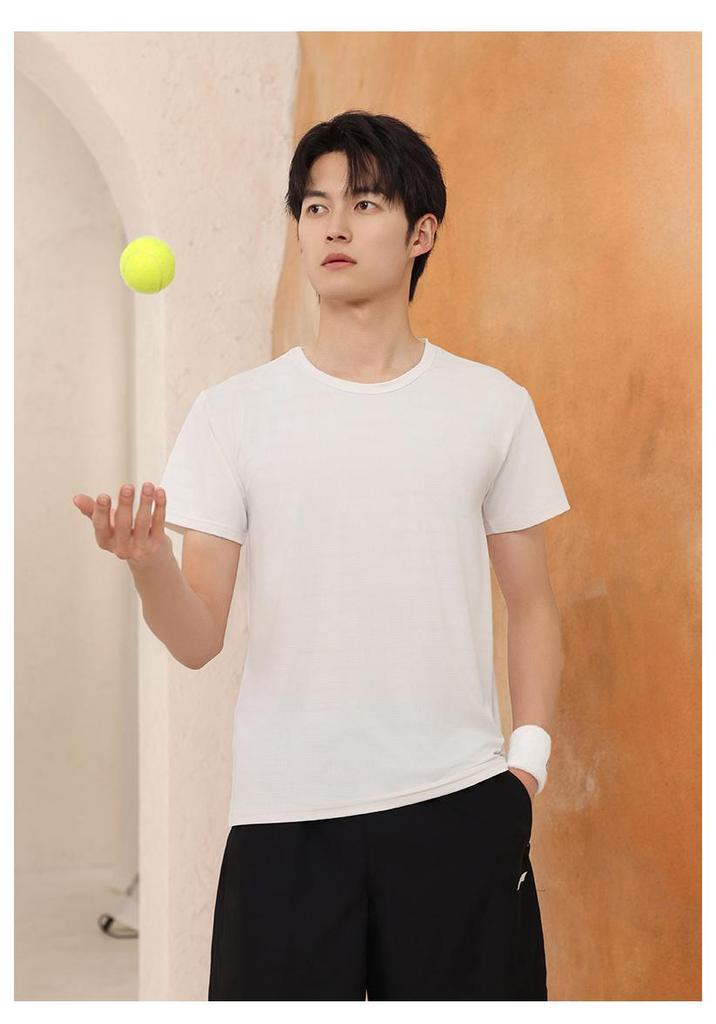 Unisex Quick-Dry Ice Silk Sports T-Shirt: Running, Badminton, Baseball Team Jersey