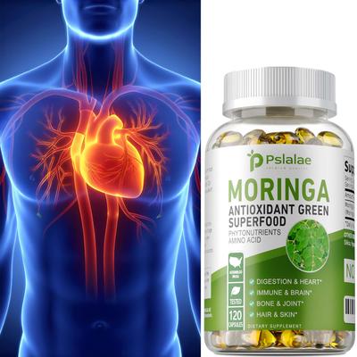 Cápsulas de Moringa 1000mg - Promovem o metabolismo, energia, digestão e fortalecem o sistema imunológico.