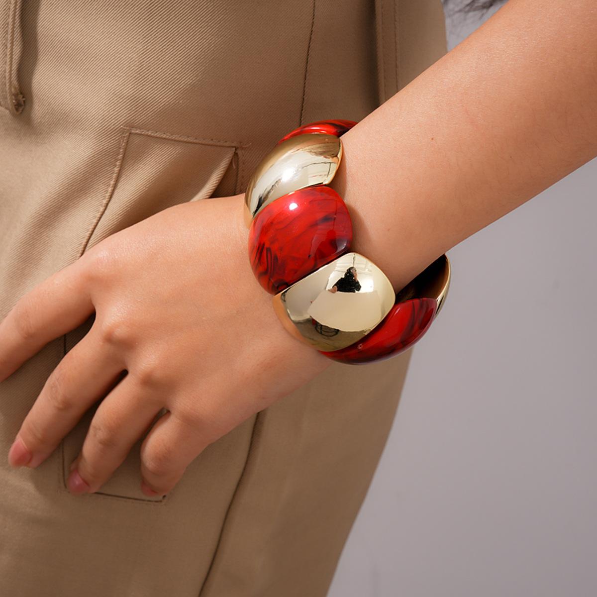 

Women S Minimalist Beaded Bracelets Style Jewelry червоний