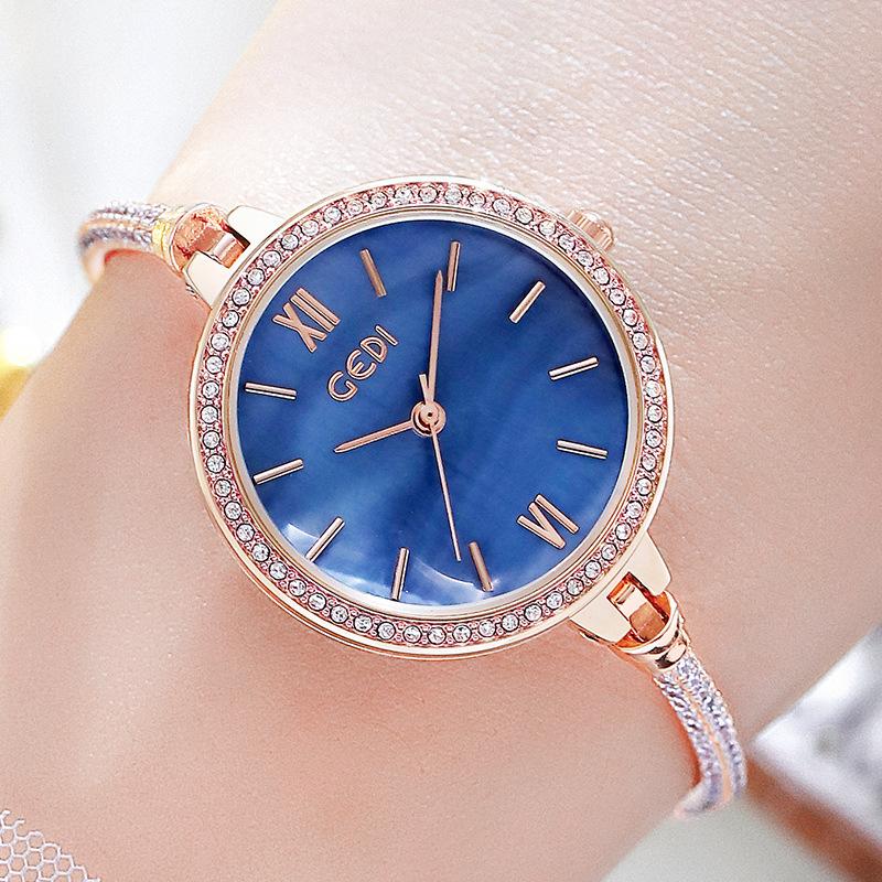Uhr Damenstil Armband Klein Einfach Trendig Temperament Damen Wasserdichte Quarz Uhr