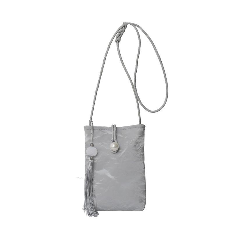 New Chinese Style Womens Summer Crossbody Bag With Pearl Phone Pocket For Daily Casual Use