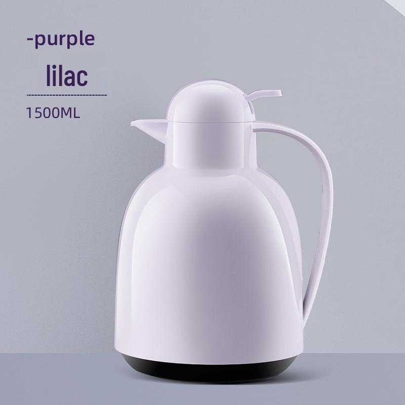 Smart Portable Thermos Flask with Large Capacity, Glass Liner, Ideal for Home or Office Hot Water Needs