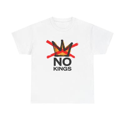 T-shirt Graphique Pas de Rois Protestation Résister BLM Soutien Unisexe Coton Lourd T-shirt Unisexe
