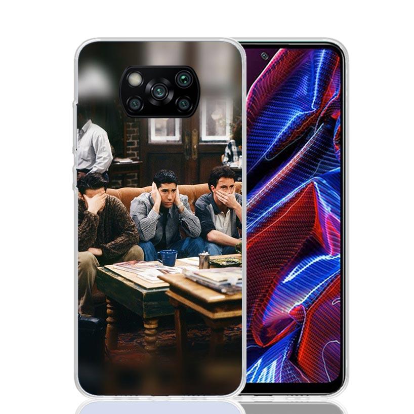 Friends Tv Show Funny Family Case Phone Cover for Xiaomi Redmi Note 10 9 9S 8 8T 7 5 Pro Mi 12T 11T 10T 9T 12 11 Lite A3 A2 Tren