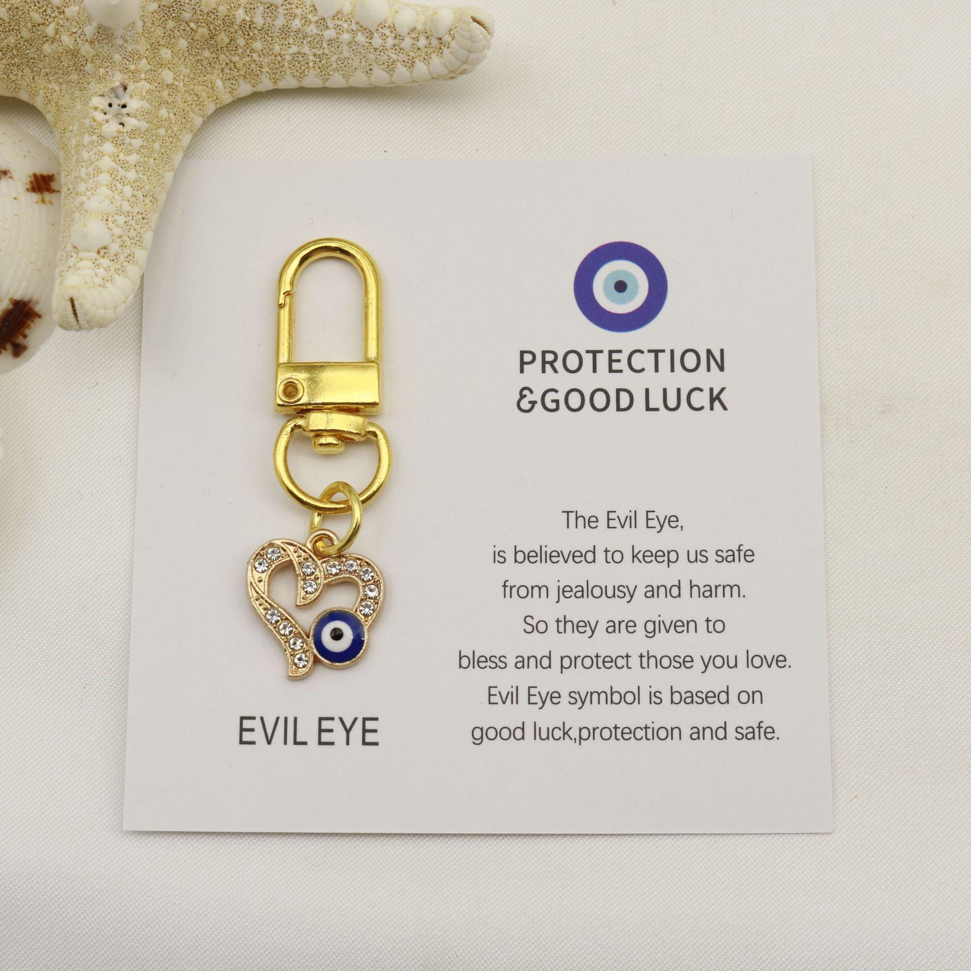 Good Luck Blue Evil Eye Keychain Pendant