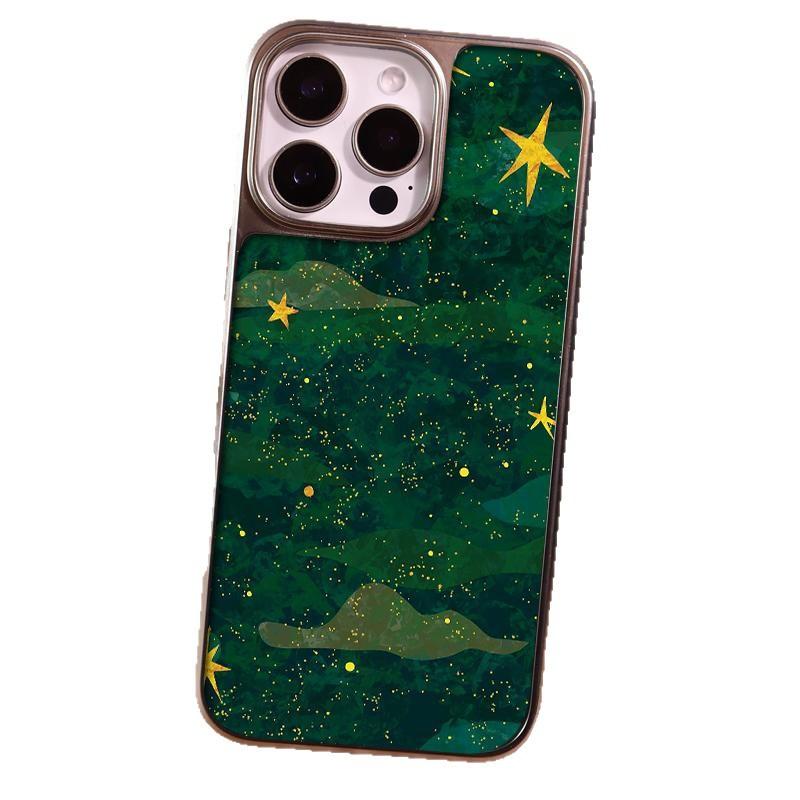 Summer Starry Sky for Apple 17 Pro Mobile Phone Case 15/16 Abstract 13 Matte PC12 Art 14 Large Holes for Men and Women