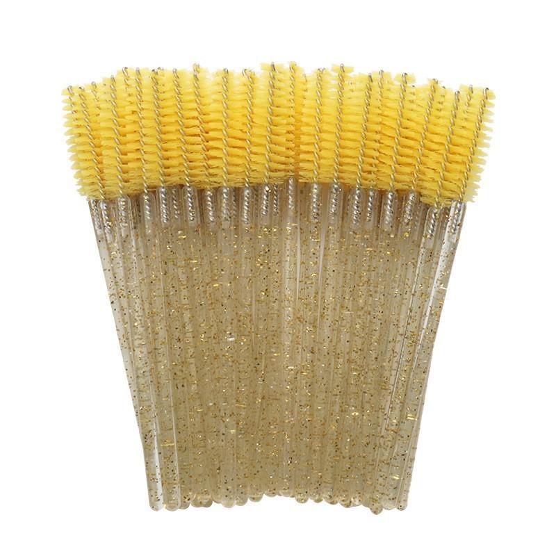 Eyelash Extension Disposable Crystal Eyebrow Brush Mascara Wands Applicator Lash Cosmetic Brushes Beauty Makeup Tool