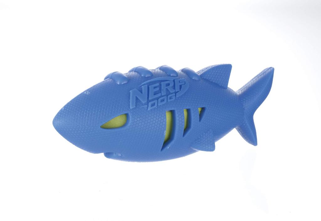 Richell Dog Toy Nerf Dog Water Shark 7i