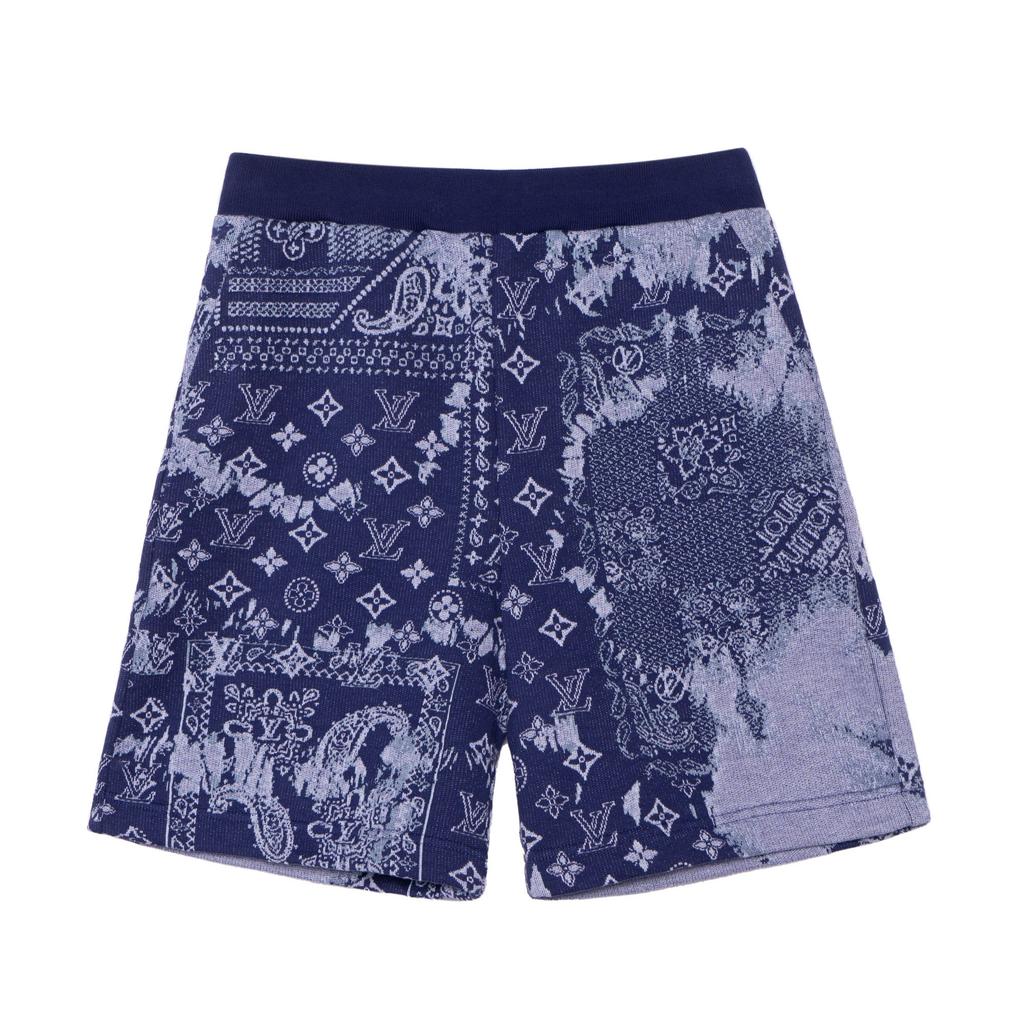 LOUIS VUITTON Casual Shorts Men's Blue 1AA5E8