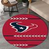 Houston-Texans Artwork Round Rug for Livingroom,Bedroom, Palyroom, Chair Rug, Area rug, Circle Carpet, Large Size Fan Christmas gift