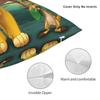 Tryckt Lejonkungen Simba Tecknad Kuddfodral Tyg Kuddöverdrag Gåva Hakuna Matata Kuddfodral Överdrag Stol Dragkedja 45*45cm