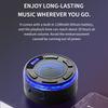IPX7 Shower Speaker With RGB Lights & LED Display, Bluetooth Speaker With Detachable Suction Cup, 360° Clear Sound, Portable For Home & Travel