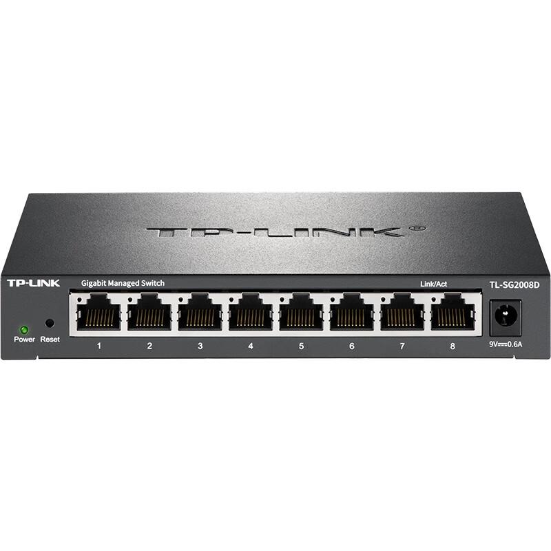 Tp-Link TL-SG2008D 8-Port Full Gigabit Smart Cloud Managed Switch