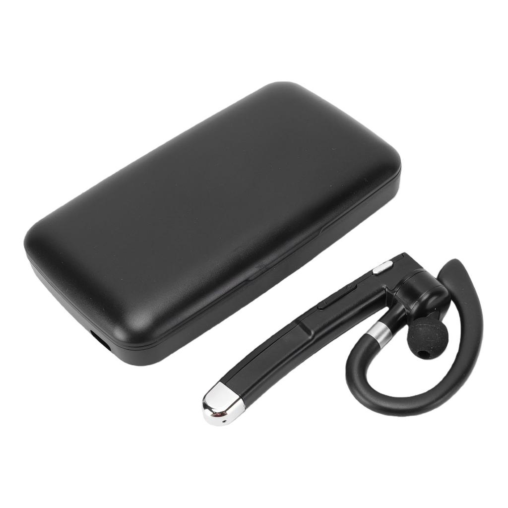 Bluetooth Headset Wireless 6.1 Earpiece Single Ear Headphone for Trucker Business 180 Degree Rotatable Al Translation 2