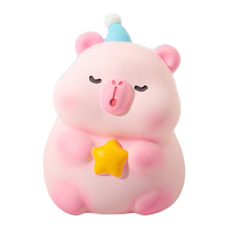 Medium Sized Piggy Banks for Children Resins Kapibara Animal Shape Money Coin Banks for Saving and Desktop Decoration