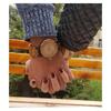 Bobo Bird Men's Wooden Watch Analog Quartz Date Display Lightweight Brown