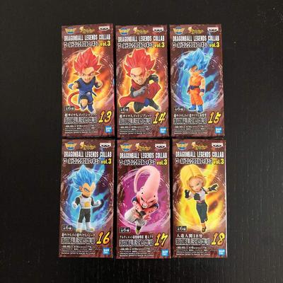 BANPRESTO Dragon Ball Legends Collab World Collectible Figures Vol. 3 Complete Set of 6 (Dragon Ball)