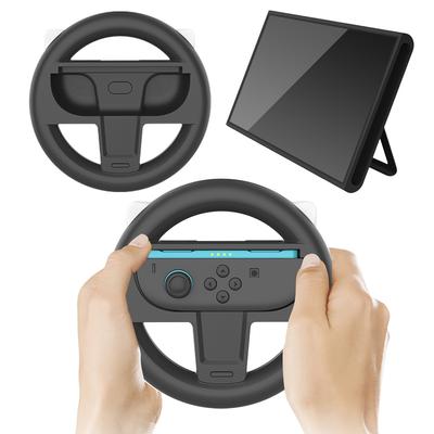 2Pcs Ergonomic Joystick Steering Wheel with Light Cat Ear Innovative Gamepad Handle Grips Wear Resist for NS2 Gaming Accessories