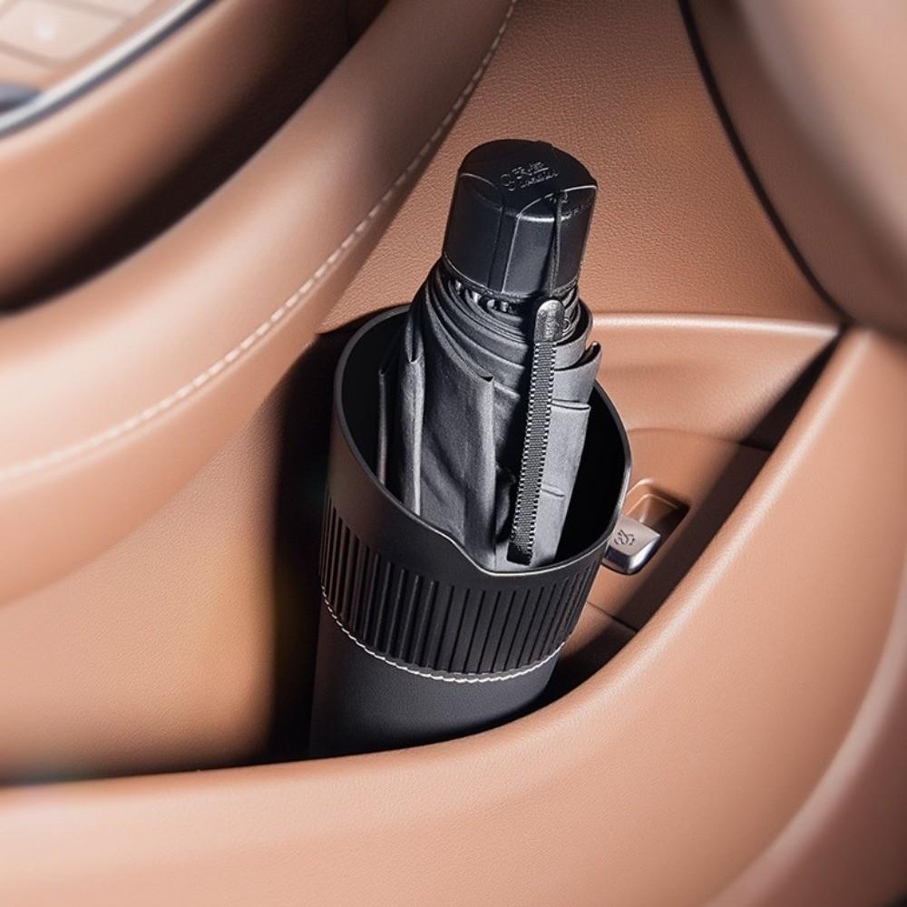 Multifunctional Cup Holder Washable Vehicle Dustbin Waste Bin Waterproof Car Trash Can  Auto Parts