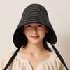 Striped Fisherman Hat Breathable Sun Hat Summer Bucket Hat