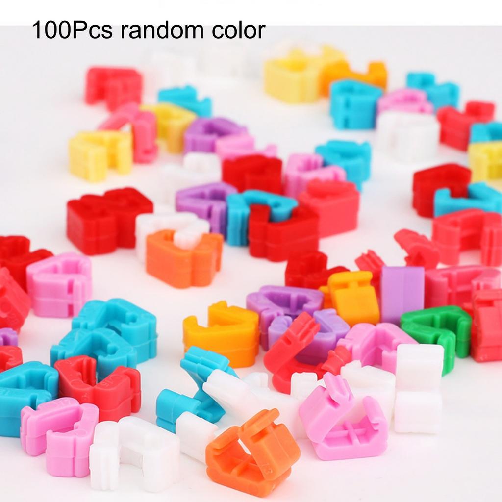Colorful Plastic Balloon Sealing Clips Reusable Quick Knot Tying Tool for Balloon Garland Arch Wedding Durable Balloon Clamps