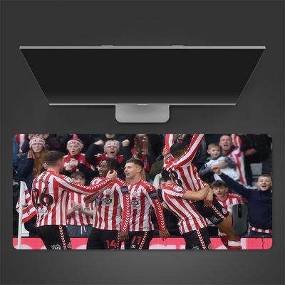 Sunderland AFC Player Mouse Pad, Large Gaming Desk Mat, Non-slip XXL Mousepad for Laptop & Tablet, Mini PC Playmat with Stitched Edges