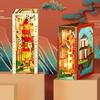 Chinese Style Dongpo Footprints Bookend Light: Handmade Creative Miniature House Model Birthday Gift