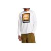 Timberland Camiseta de manga larga minimalista con logo apilado, suave y amigable con la piel, para hombre, tops TB0A5VBB100