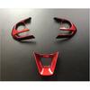 Red Steering Wheel Trim 3pcs For Toyota Corolla Cross -2024