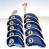 Golf Eisen Schlägerhaube Langlebiges PU Kratzfest Wasserdicht Robuste Golf Schützer Tasche(blau )