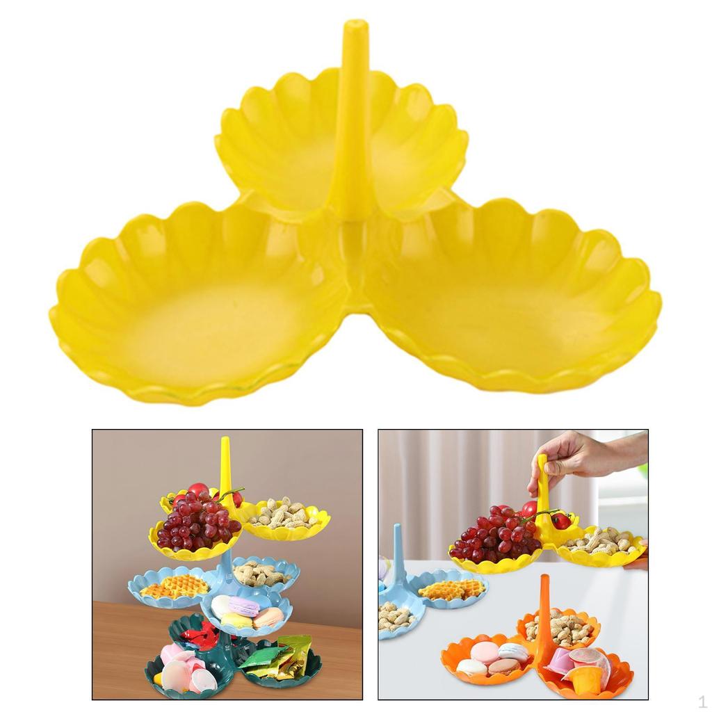 Countertop Serving Bowl for Fruits And Desserts Stackable Design