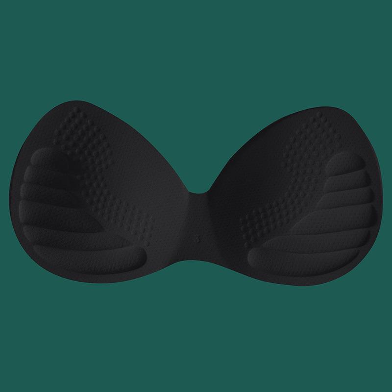 

Padded Sports Bra with Anti-Latex Cotton Inserts for Enhanced Look Thickness ≈ 1.6cm чёрный