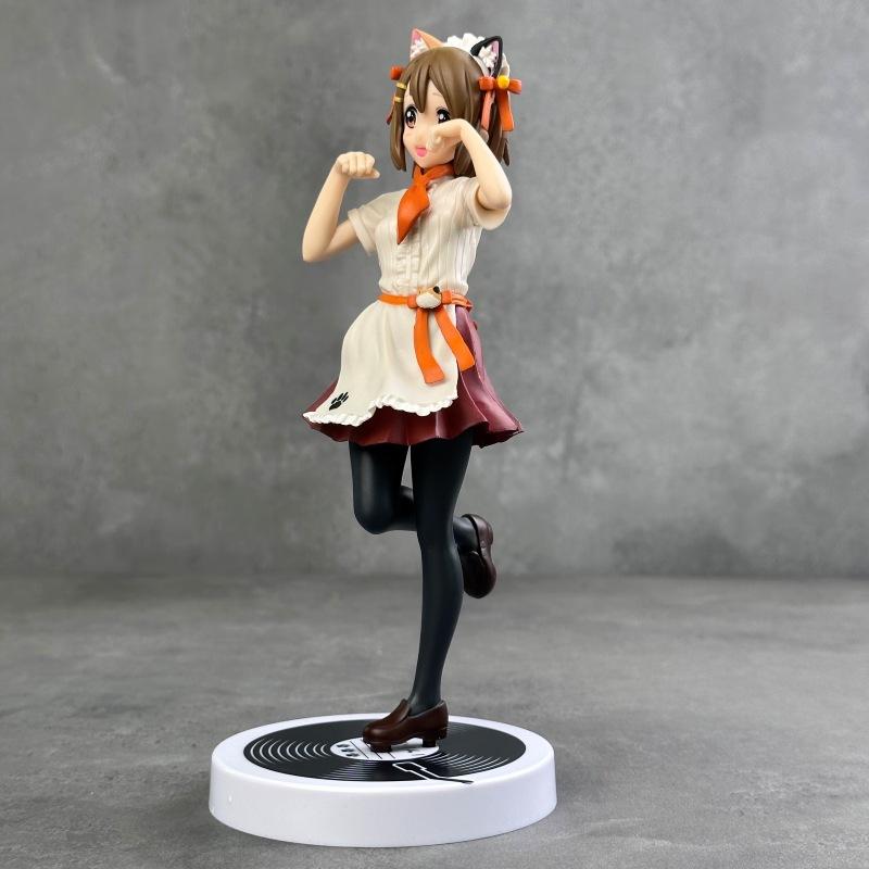 Light-sounding girl cat Nakano Azusa Hirasawa Yui two-dimensional cute beautiful girl hand-made model ornaments wholesale