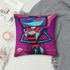 Hazbines Hoteles Alastor Vox 2 Printing Pillowcases Cushion Cover Pillow Covers Warm Car Decorations Zippered Multi Size