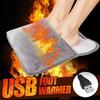 USB Heated Foot Warmer Mat - Thick Winter Heating Pad for Home, Office, or Bed Use