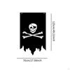 Crossbone Flag for Halloween Themed Party Indoor Outdoor Decoration