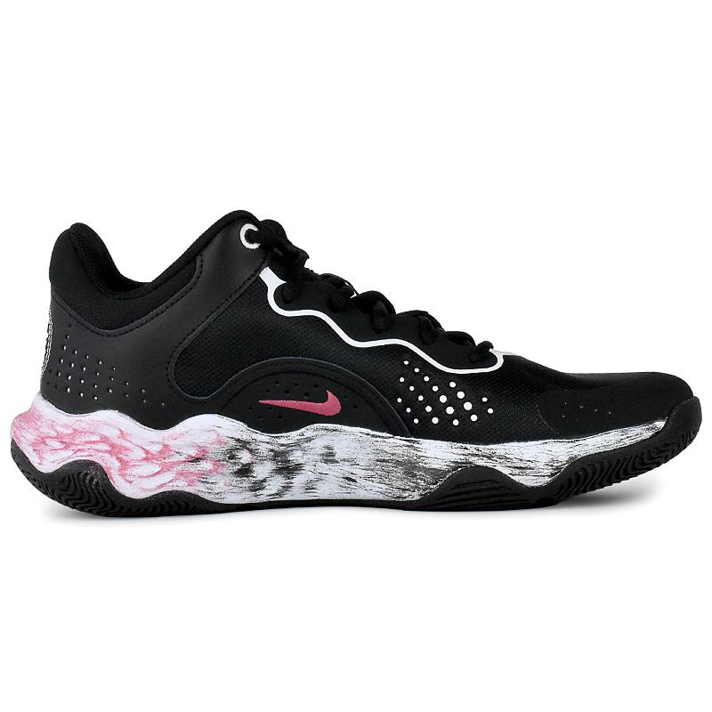 Nike Fly By Mid 3 Hongyi Knight Wear Resistant And Lightweight Low Top Basketball Shoes Men's Black DD9311-003(Team679-)