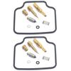 2 Sets Carburetor Rebuild Kits For Honda Rebel 450 CMX450C 1986 1987 Carb Repair