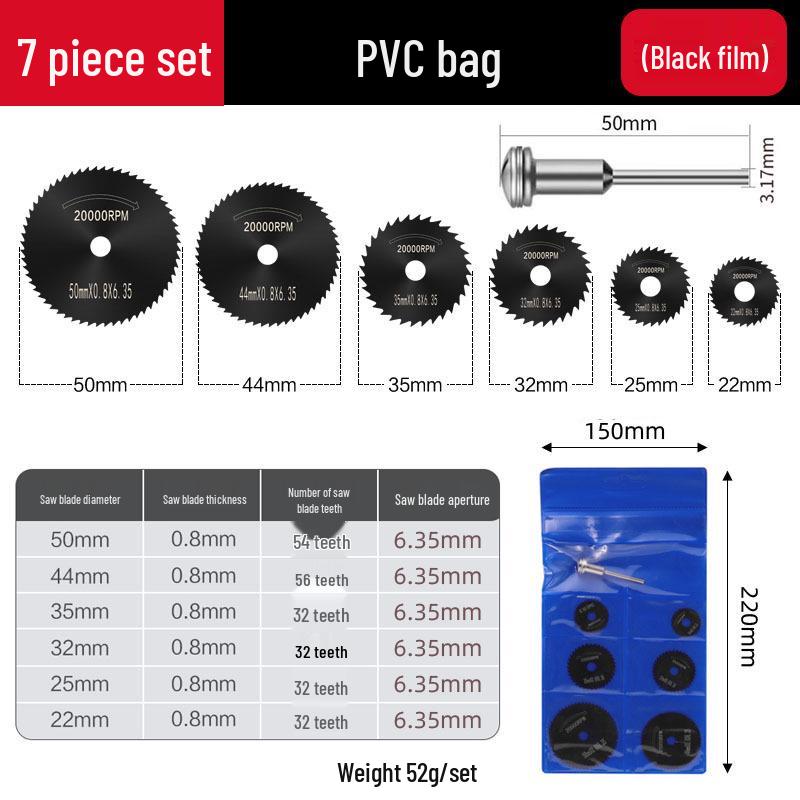 Mini High-Speed Steel Saw Blade for Woodworking and Plastic Cutting